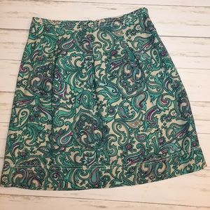 Loft A Line Skirt with Pleats